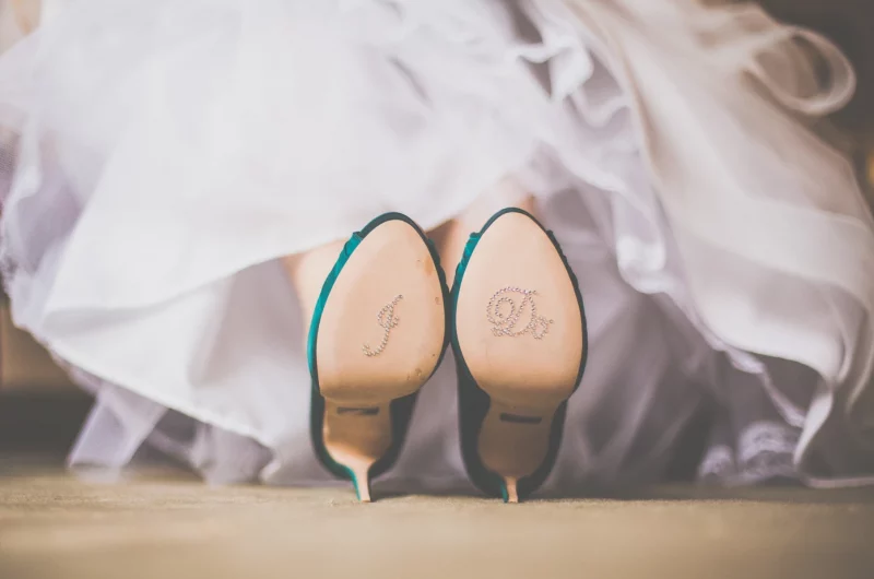 Image of I Do on the shoes