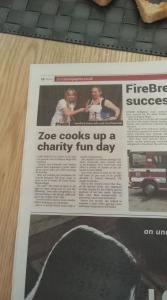 Our newspaper article in the Bognor Post