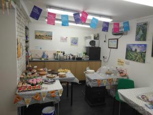Getting ready for Cake Sale 