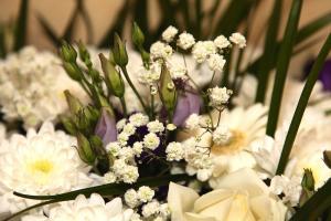 Wedding flowers from the Groom to the Bride 